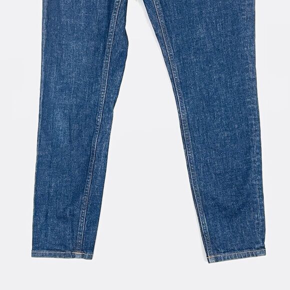 Everlane Dark Wash High Rise Straight Leg Denim Jeans Womens 28 Regular - Picture 3 of 15